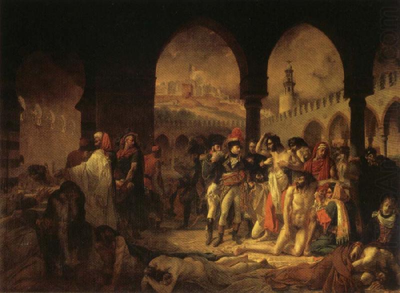 Baron Antoine-Jean Gros Napoleon Visiting the Plague Vicims at jaffa,March 11.1799 china oil painting image